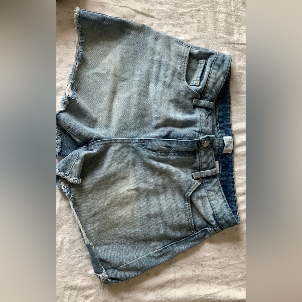 Time And Tru Light Blue Denim Shorts